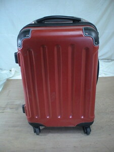 2459　Polyantha　赤　 TSAロック付　スーツケース　キャリケース　旅行用　ビジネストラベルバック