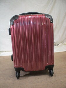 3012　ピンク TSAロック付　スーツケース　キャリケース　旅行用　ビジネストラベルバック