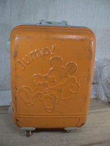 2817　オレンジ スーツケース　キャリケース　旅行用　ビジネストラベルバック