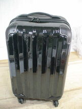 2821　黒 TSAロック付　スーツケース　キャリケース　旅行用　ビジネストラベルバック_画像1