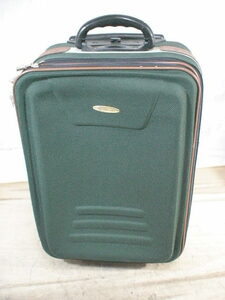 2835　SHIGUMA　緑 スーツケース　キャリケース　旅行用　ビジネストラベルバック