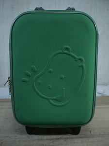 3458　緑　スーツケース　キャリケース　旅行用　ビジネストラベルバック