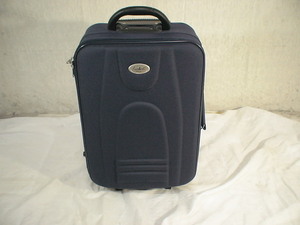 2517　ネイビー スーツケース　キャリケース　旅行用　ビジネストラベルバック