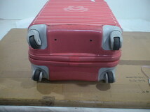 2639　ピンク TSAロック付　鍵付　スーツケース　キャリケース　旅行用　ビジネストラベルバック_画像6