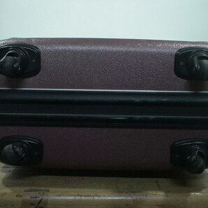 2908 ECHOLAC 紫 ダイヤル スーツケース キャリケース 旅行用 ビジネストラベルバックの画像6