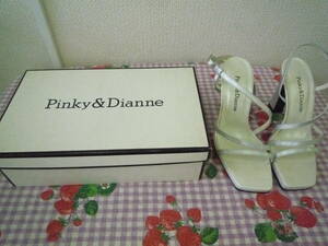 * Pinky & Diane strap sandals high heel silver group 351/2