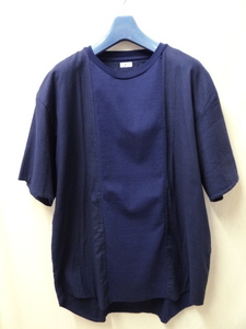 blurhms ブラームス　新品未使用　NAVY 3サイズ　SWITCH OVER TEE