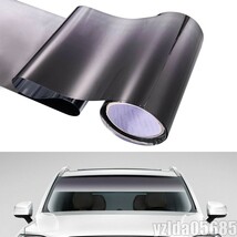 車 汎用 フロント ガラス ステッカー ウィンドウ フィルム UV 保護 防水 シェード サンバイザー カスタム アクセサリー_画像7