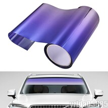 車 汎用 フロント ガラス ステッカー ウィンドウ フィルム UV 保護 防水 シェード サンバイザー カスタム アクセサリー_画像9