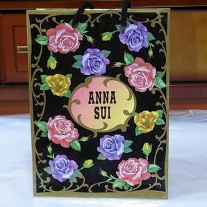 ☆入手不可 ANNA SUI アナスイ コスメ 旧ショップバック 紙袋 薔薇柄☆の画像2