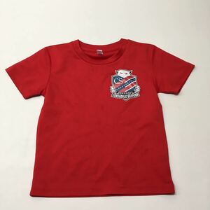 送料無料★glimmer★コンサドーレ札幌★半袖Tシャツ　トップス★キッズ　子供　120★赤#50520sNj91