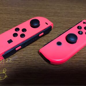 ジャンク品 Nintendo Switch(ニンテンドースイッチ) Joy-Con(ジョイコン)【ネオンレッド 左右】