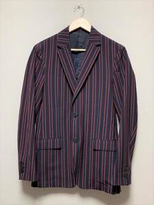 [Theory] 17SS 定価61,500 Seer Stripe Simons ST SL シアサッカー ストライプテーラードジャケット 36 メンズ セオリー