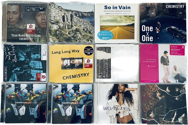 【12枚同梱】CHEMISTRY(ケミストリー)2003-2005年One×One 初回盤、Two As One等