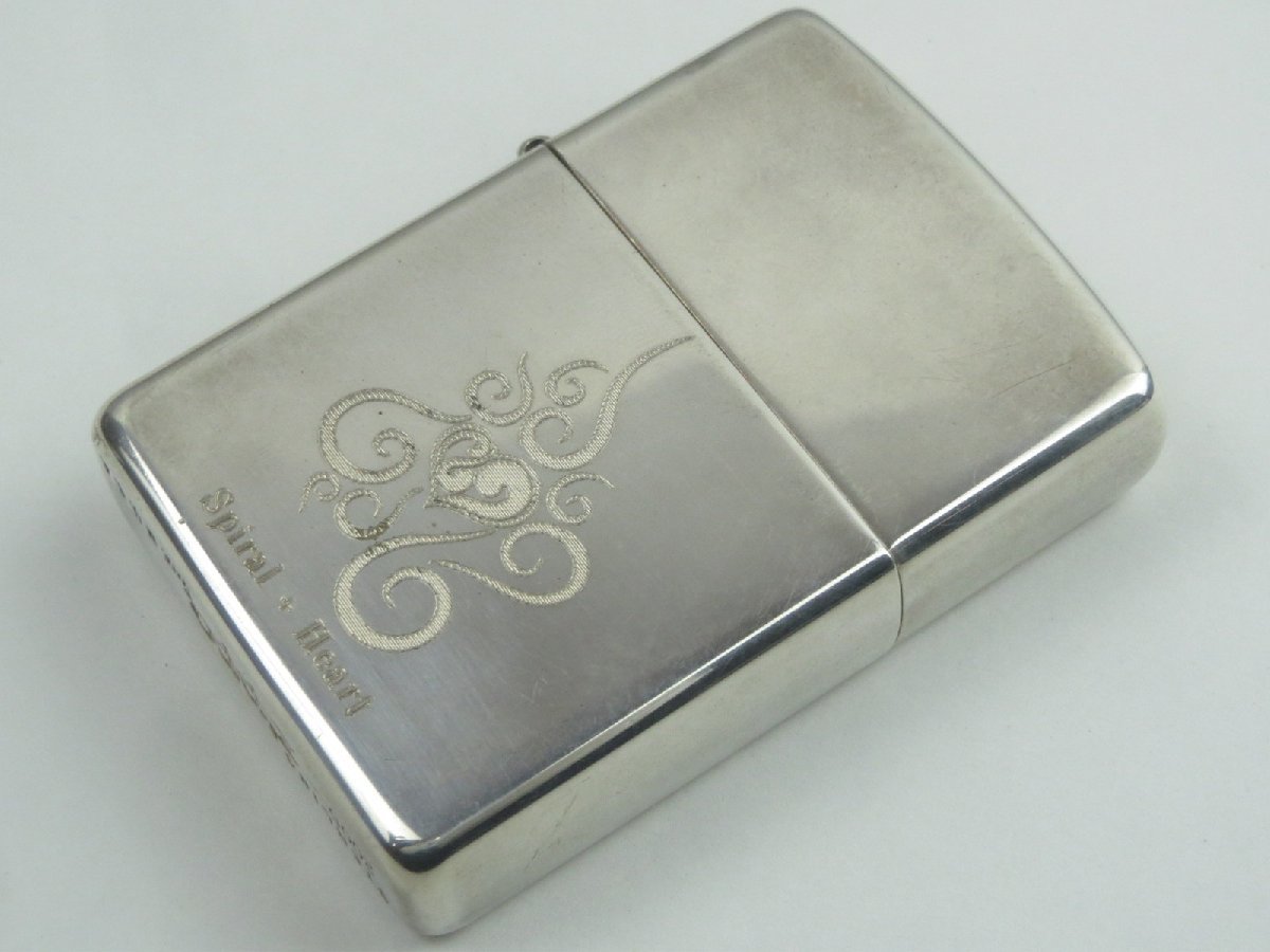 逸品】 ZIPPO ぴの STERING 2セット スパイラルハート SILVER タバコ