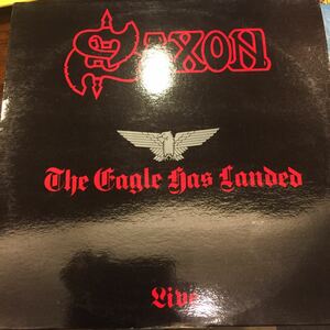 SAXON/THE EAGLE HAS LANDED LIVE中古レコード