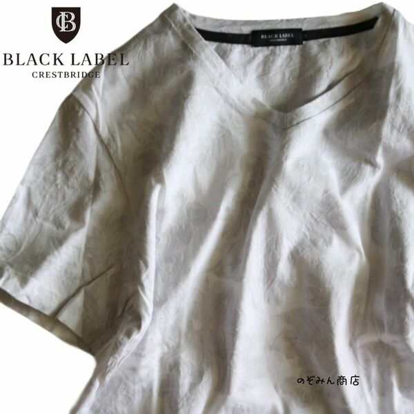 【BLACK LABEL CRESTBRIDGE】半袖Tシャツ　花柄　白★