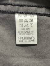 未使用品 サイズ38 PHERROW'S フェローズ カバーオール ジャケット コットンポプリン グレー_画像5