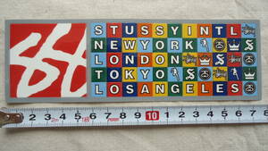 Stussy Sticker ステッカー レターパックライト ステューシー 56枚組シート NYC LA TOKYO LONDON PARIS 529