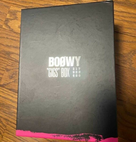 【値下げ】BOOWY DVD 8枚セット完全生産限定盤 豪華BOX