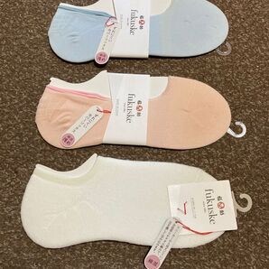 福助 フクスケ 綿 フットカバー カバーソックス 未使用 新品 タグ付き