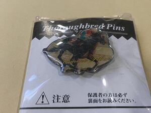 【P】東ハト　サラブレッドピンズコレクション　　サラピン　『ウメノファイバー』　競馬　名馬　ピンバッジ