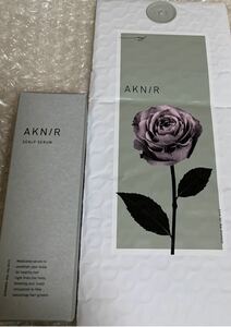 AKN/R AKNIR アクニー　薬用ヘアスカルプセラム　80ml ＆バラの専用袋　梨花　プロデュース　育毛