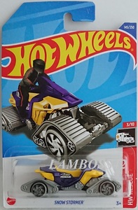 2022 #145-1 ホットウィール Snow Stormer スノー ストーマー Hot Wheels HW Rescue 3/10 スノーモービル Snow Mobile