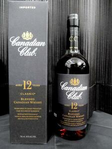  Canadian Club Classic 12 год виски старый sake с коробкой 