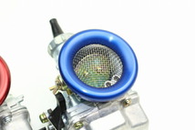 VM26用GPレーシングエアファンネルブルー 【ミニモト】【minimoto】【ホンダ 4mini】【ツーリング】【カスタム】_画像2