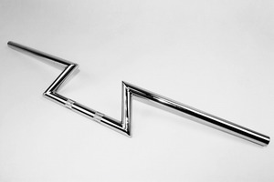 雷神ハンドルバークロームφ22.2/W765mm 【ミニモト】【minimoto】【ホンダ 4mini】【ツーリング】【カスタム】
