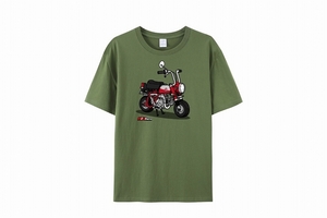 MINIMOTOロゴ入りTシャツ モンキーZ50AグリーンXL 【ミニモト】【minimoto】【ホンダ 4mini】【ツーリング】【カスタム】