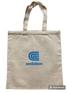 CON EDISON コンエディソン トートバッグ NYC 非売品 プロモーショングッズ レア! 電力会社
