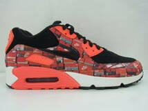 国内新品 2017 NIKE AIR MAX PRNT ATMOS WE LOVE BLACK CRIMSON ナイキ エア マックス アトモス ブラック クリムゾン 30cm US12 AQ0926-001_画像5