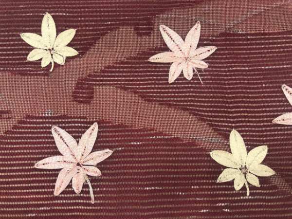 ユーシャ様 専用【夏用】絽◇正絹◇横段模様◇開き名古屋 あすつく