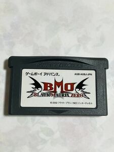 GBA ゲームボーイアドバンス BLACK MATRIX ZERO