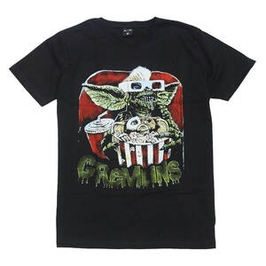映画 グレムリン ストライプ ギズモ 3D アメリカ カワイイ ストリート系 デザインTシャツ おもしろTシャツ メンズ 半袖★tsr0806-blk-xl