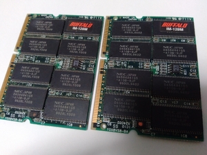 ⑬*{144pin 128MB PC100}* IM-128M (64Mbit chip ×16) 2 pieces set selection another passing goods iBook iMac for? free shipping 