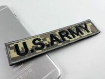 アメリカ陸軍 US ARMY パッチ ワッペン サバゲー ミリタリー ベルクロ ACU迷彩 DM便発送_画像4