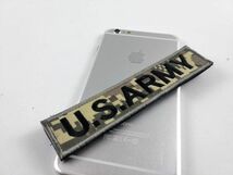 アメリカ陸軍 US ARMY パッチ ワッペン サバゲー ミリタリー ベルクロ ACU迷彩 DM便発送_画像6