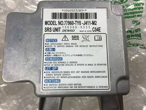 N-BOX JF1 77960-TYO-J411-M2 エアバッグ コンピューター ECU 修理します。保証付き。 エアーバック AB13535