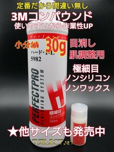 3M(スリーエム) コンパウンド 目消し・肌調整用 ハード・1-L 5982お試し30g小分け4 磨き・傷取り