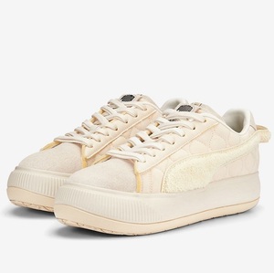  Puma рынок сотрудничество замша mayu24.5cm крем серия Suede Mayu MARKET толщина низ женский спортивные туфли 