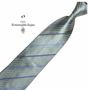 Ermenegildo Zegna ネクタイ ストライプ柄 エルメネジルドゼニア レジメンタル USED 中古 t402