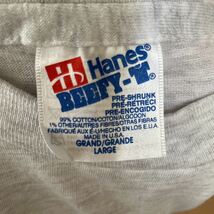 ラスト1着　90s Hanes Beefy Dead Stock ヘインズ ビーフィー 無地 ポケT デッドストック_画像3