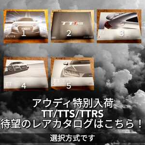 ２T　アウディ　カタログ　TT　TTS　TTRS　３番売切