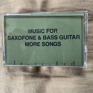 Sam Gendel & Sam Wilkes|Music for Saxofone and Bass Guitar More Songs CS cassette tape 