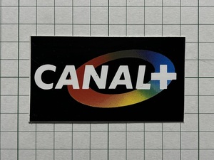 外国 古いステッカー：CANAL+ キャナル プリュス 音楽 レコード レーベル ビンテージ カスタム +Ue