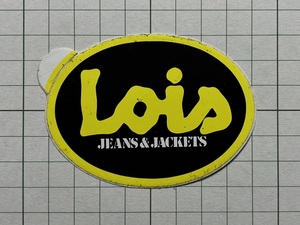 外国 古いステッカー：Lois ジーンズ ファッション ビンテージ カスタム +Ue