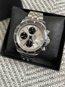 Используется ☆ Хороший предмет [Tudor] Toodle Prince Date Date Chronot Space Cal.7750 Дата 79270p Silver Panda Non Tuder 79270